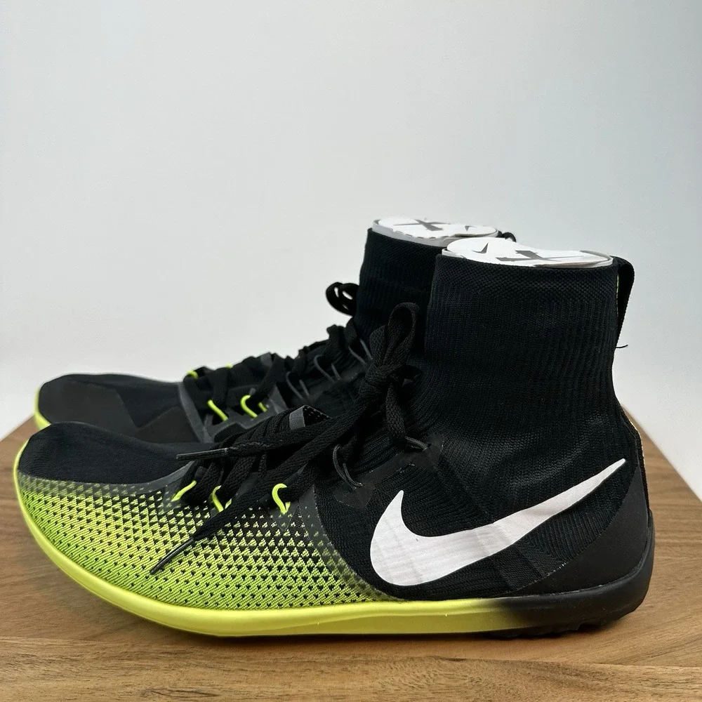 NEW Mens Nike Zoom Victory 4 XC Spike‎ Shoes Black With Spikes Size 11